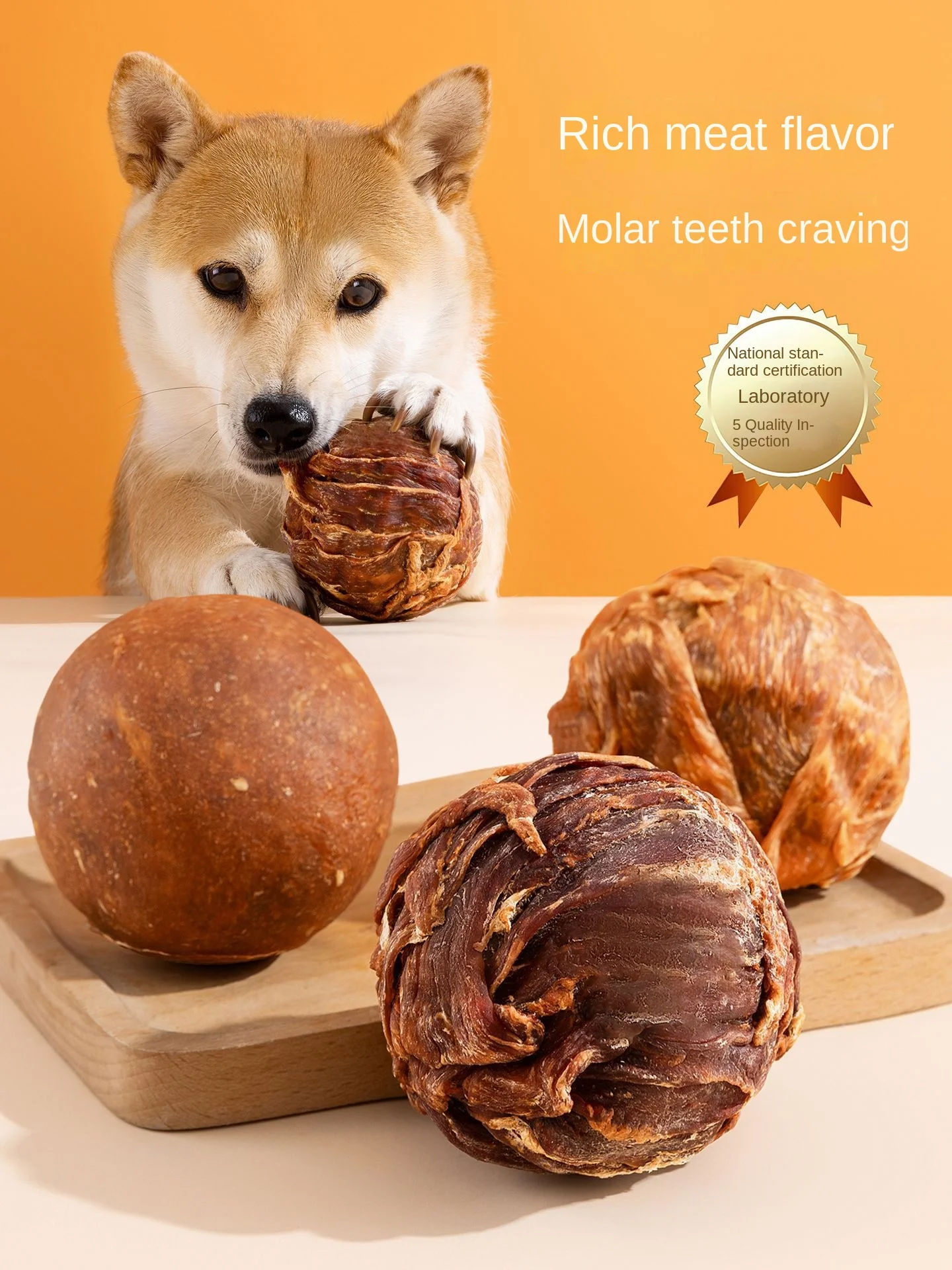 Pet Food Grinding Stick Duck Jerky Medium Large Small Dog Corgi Bite Resistant Dental Cleaning Cowhide Ring Dog Snacks supplier