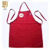 Custom Poly-cotton 65/35 Chef Working apron White Basic Bib Apron Kitchen apron