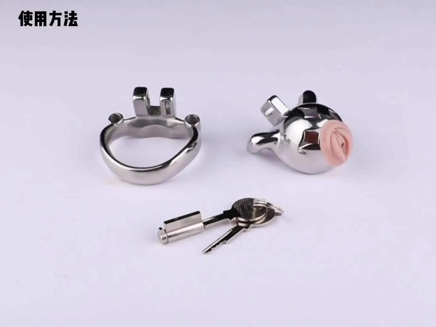 FRRK Small Penis Cage Male Chastity Cage with Catheter BDSM Chastity Device  Penis Lock Fetish Sex Toys for Men