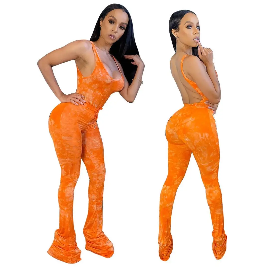 Two Piece Pants Set 2020 New Arrival Sexy Two Piece Set Soild Color Skinny Lady for Women Winter Style Time Club Lead Fit