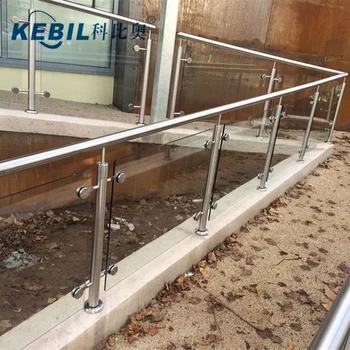 Cristal Barandilla De Vidrio Pasamanos Exterior Lowes Tubería De Acero