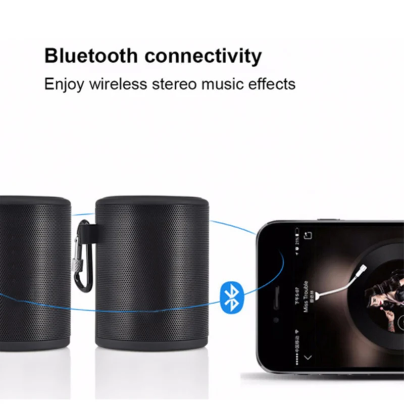 Alexa Outdoor Waterproof Wireless Bluetooth Speaker With Microphone