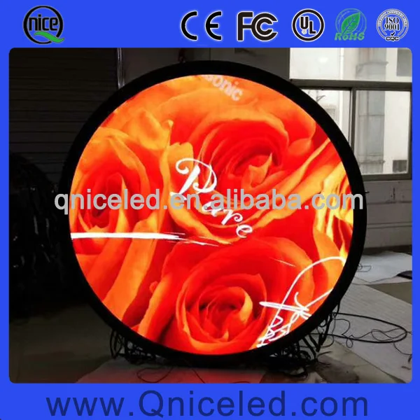 Custom Led Round Screen P2.5 P3 P4 P3.91 P4.81 P5 P6 Smd Led Circle