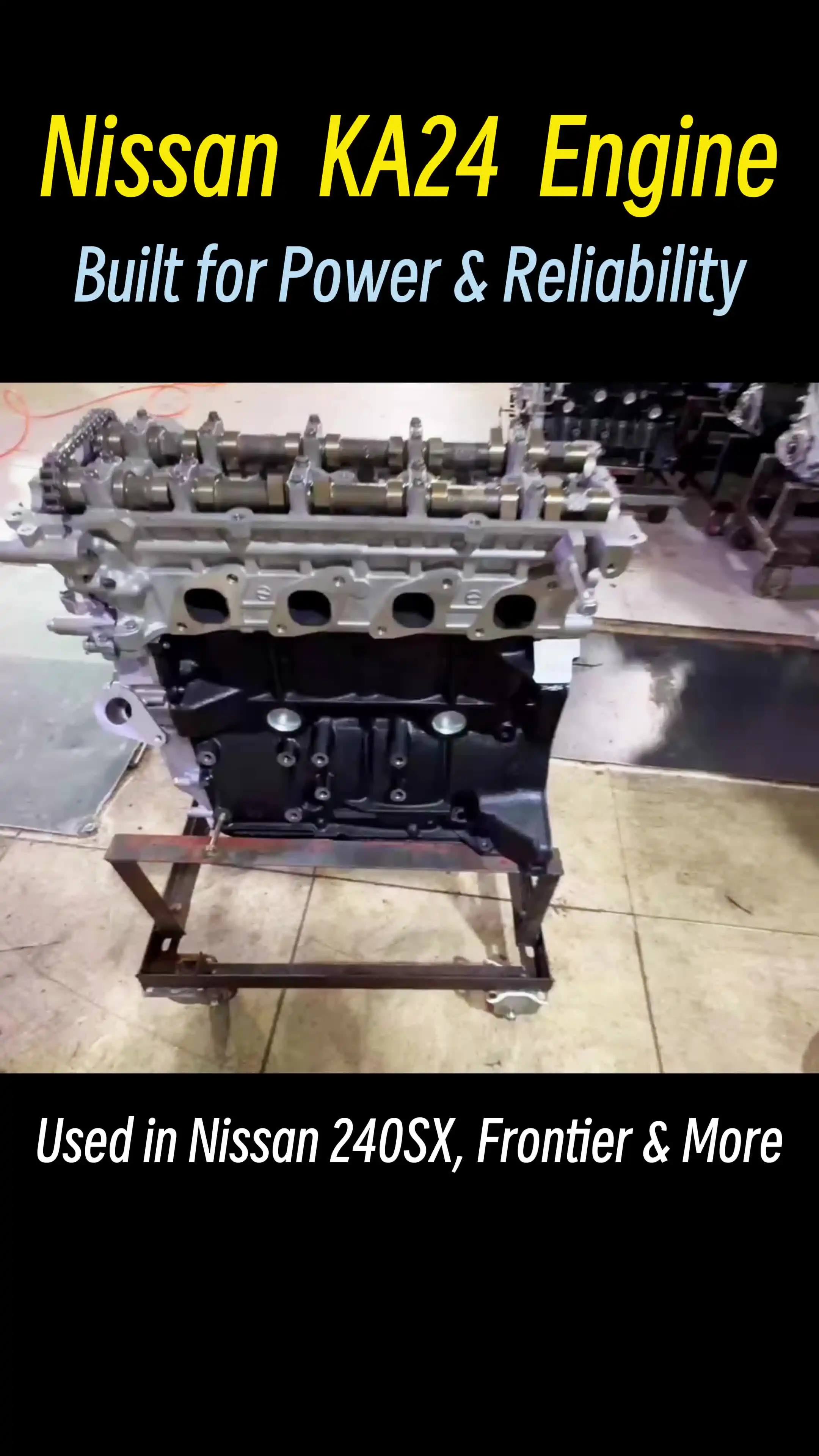 KA24 KA24DE 2.4L Bare Engine for Nissan Navara - Brand New