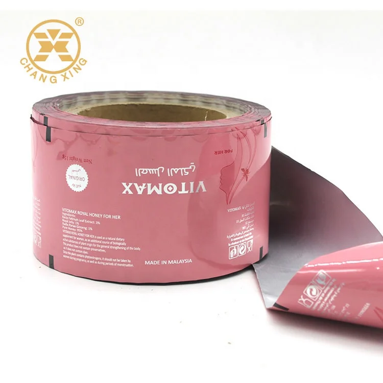 Flexible Packaging Printed Roll Film For Ice Cream Packaging Plastic Laminated Film In Roll Form