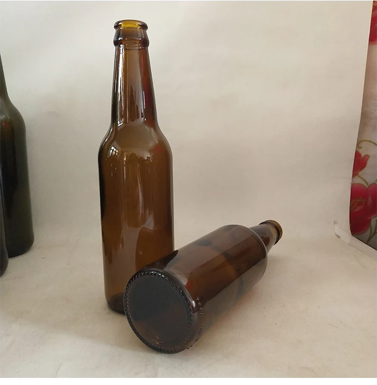 _04.jpg OF Custom Made Amber / Clear/ Green / Blue 250ml 330ml 500ml 600ml 1000ml Empty Glass Beer Bottle