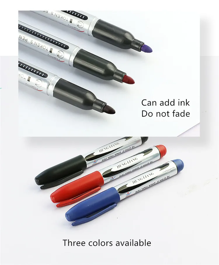 Factory Customization Permanent Markers Pen Use For Warehouse Logistics Advertising,Oilbased
