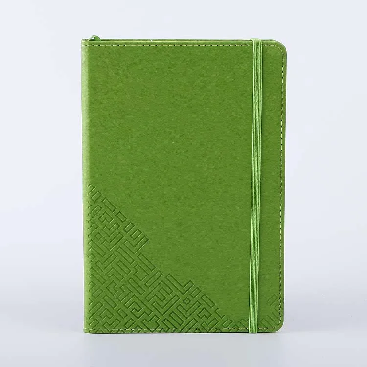 Best seller wholesale pure color PU leather cover planner a5 diary jornal notebook