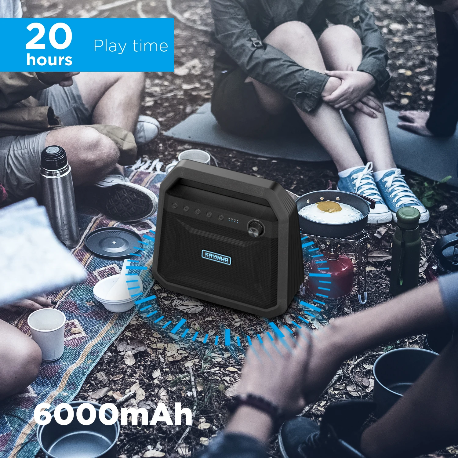 Factory Private model KAYINOW-K10 Outdoor travel portable Bluetooth wireless Super bass loud speaker - ANKUX.COM