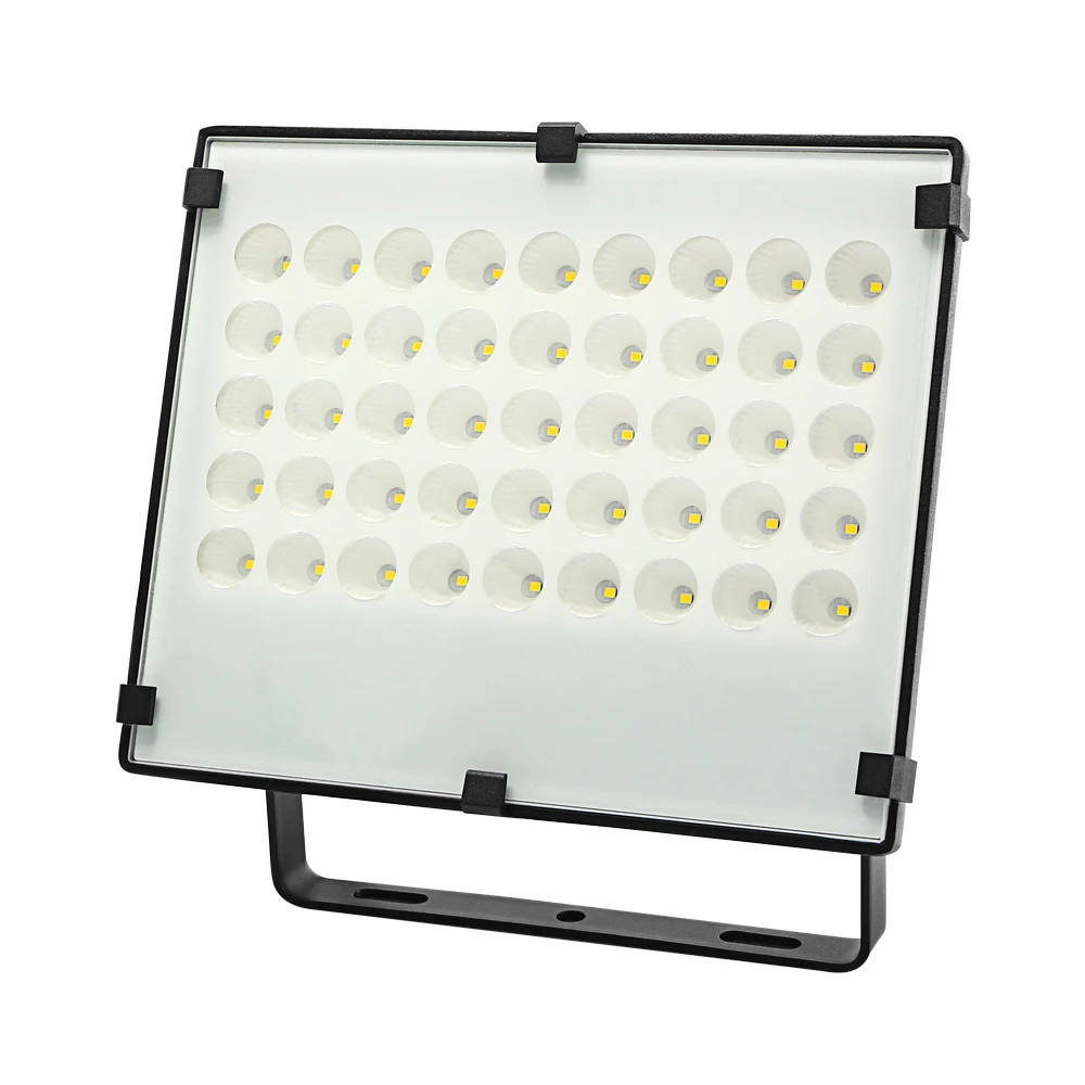 KCD SMD 2835 pure white Tempered glass Cover Eco-friendly LED flood light fixtures