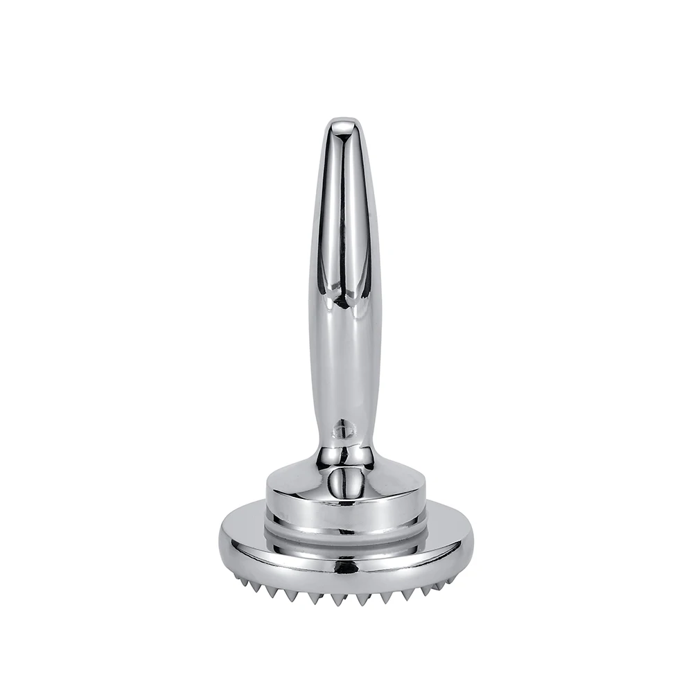 
Popular Hot Sale Surface Chrome Plating Zinc Alloy Steak Meat Hammer Tenderizer For Kitchen House Using 