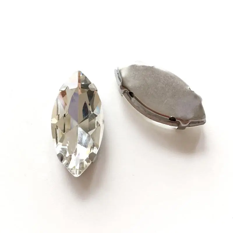 Free sample Sew on stone shiny crystal beads fancy rhinestone on clothing sew on rhinestone