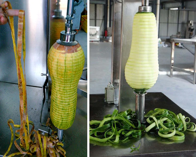 neweek南瓜削皮机工业菠萝水果去皮机