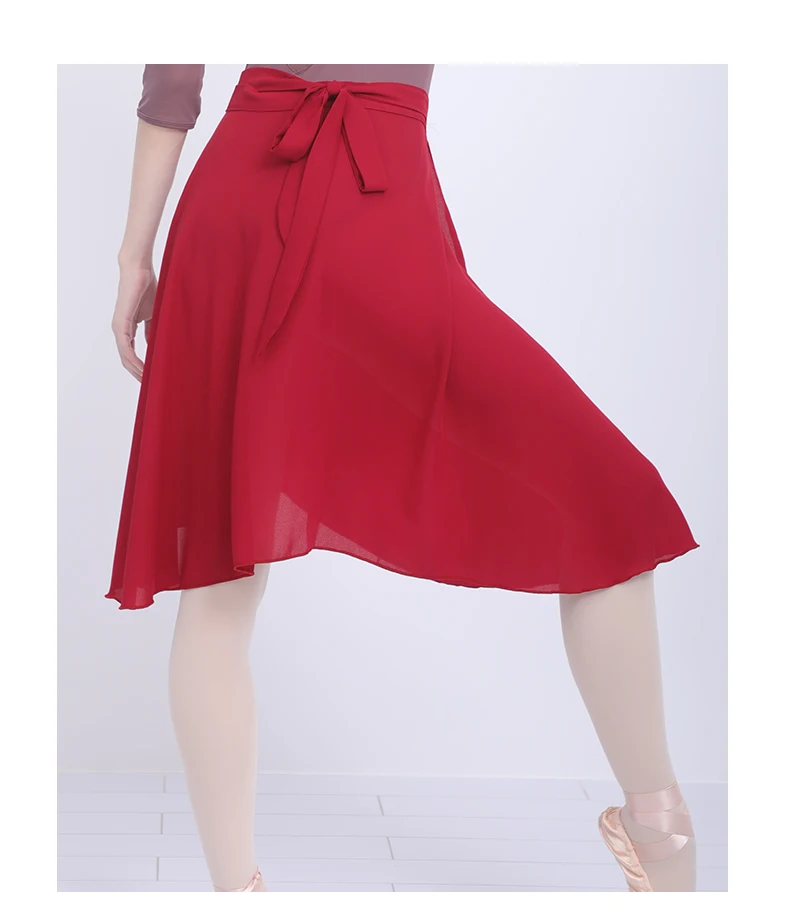 Ballet Skirt Adult Dance Wrap Skirt One Piece Chiffon Apron Dance Teacher Mid Long Skirts Buy 