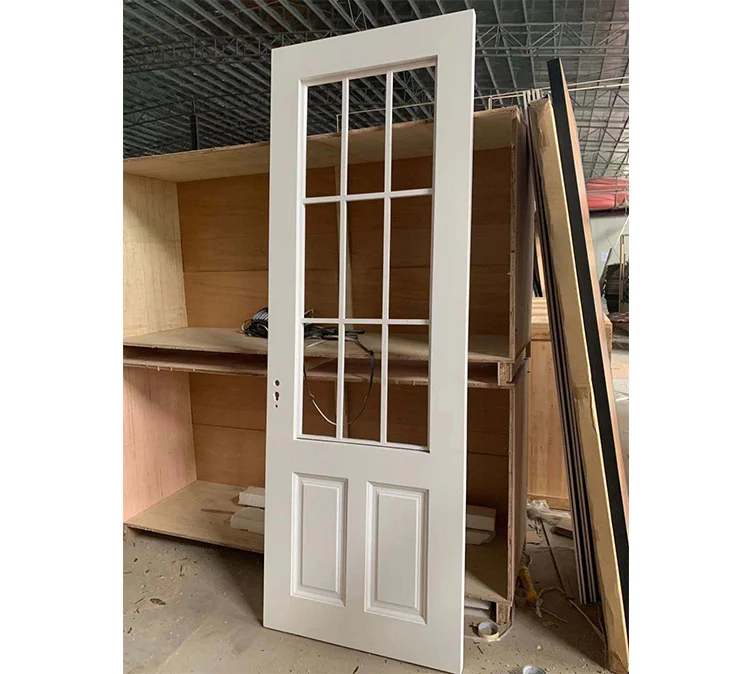 Interior Doors With Glass Insert Solid Wood Door Half Glass Door Design