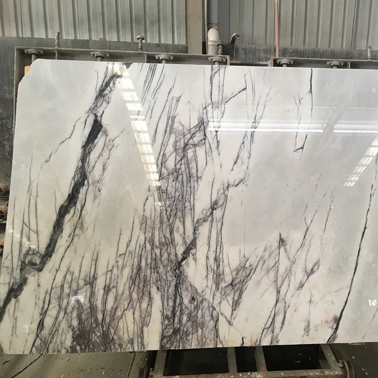 Factory Sale Price Custom Big Size Turkey Milac Lilac Marble Stone Slabs
