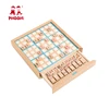 Number educational learning puzzle kids logic game toy children wooden sudoku
