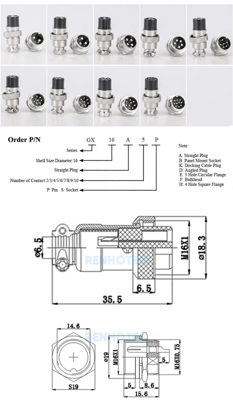 Connecteur - 4-pins - Orlaco