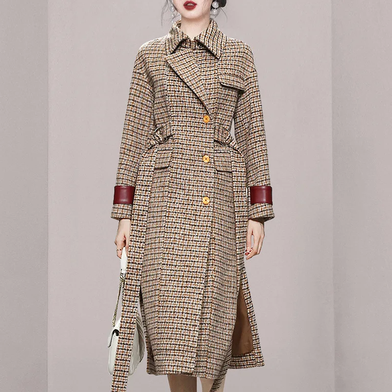 Boutique Wholesale Woolen Coat Autumn And Winter 2022 New Ladies ...