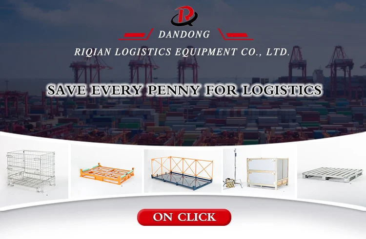 Hot Sale Foldable Logistic Storage High Quality Metallic Rack China Carbon Steel Logistics Storage Trolley