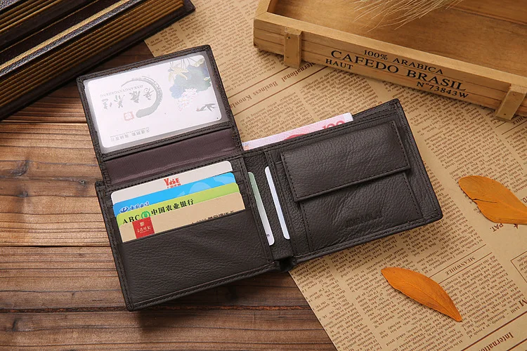 PU Leather Men Wallets Premium Product Wallets for Man Short Black Walet Portefeuille  Homme