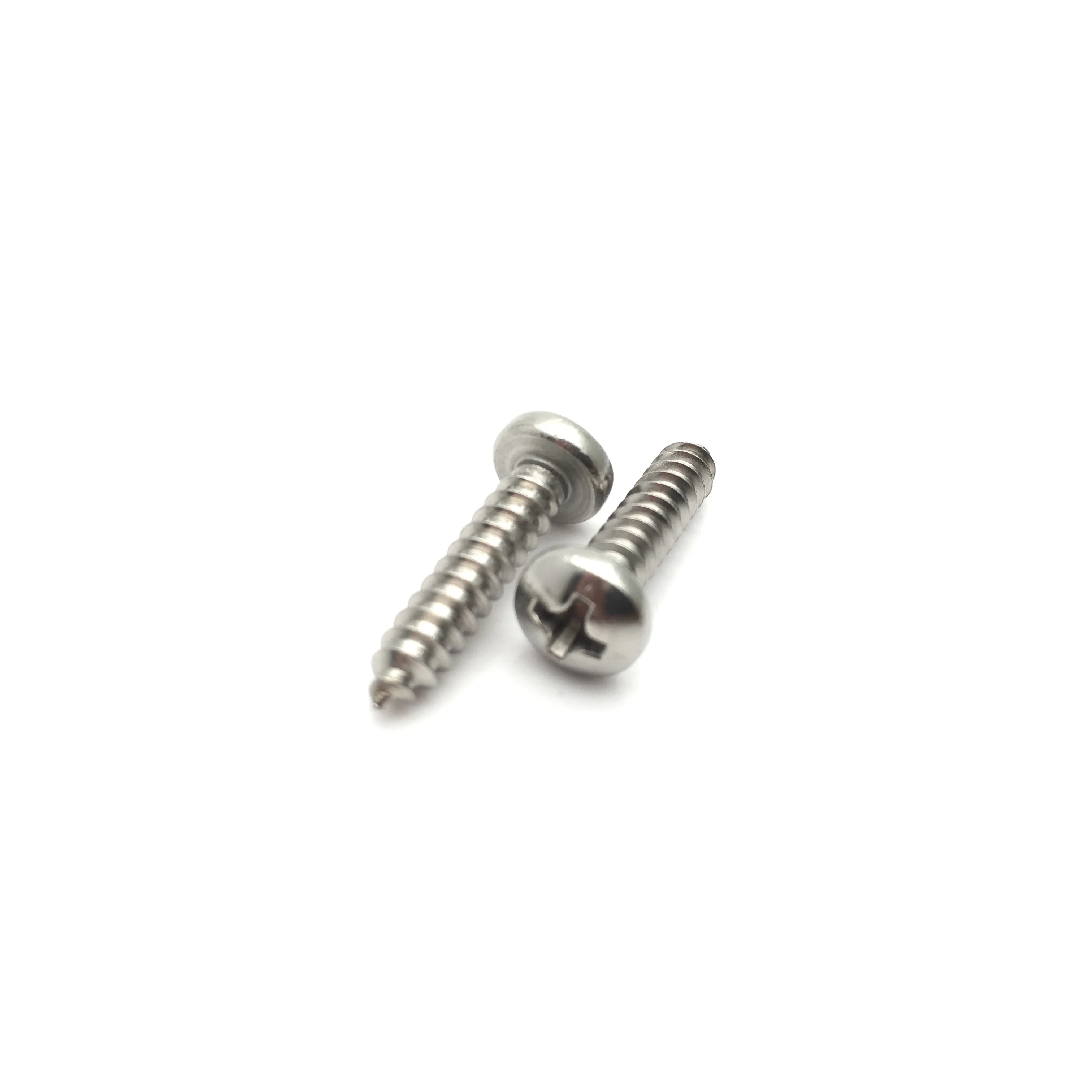 
DIN7981 Pan head phillip self tapping screw 304 stainless steel 