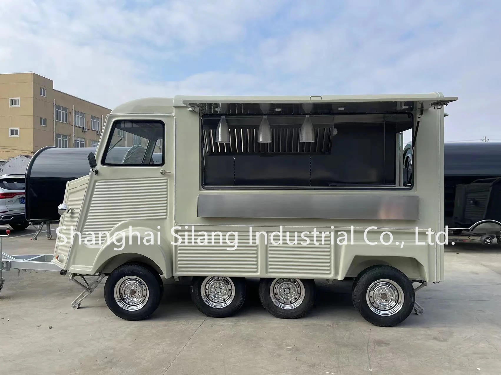 MAICHE Customized Mobile Coffee Snacks Citroen Food Trailer Truck Fast Food Cart Fruit Bar details