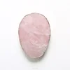Wholesale Natural Rose Quartz Gemstone Gold Plated Agate Stone Slice For Wedding Decoration
