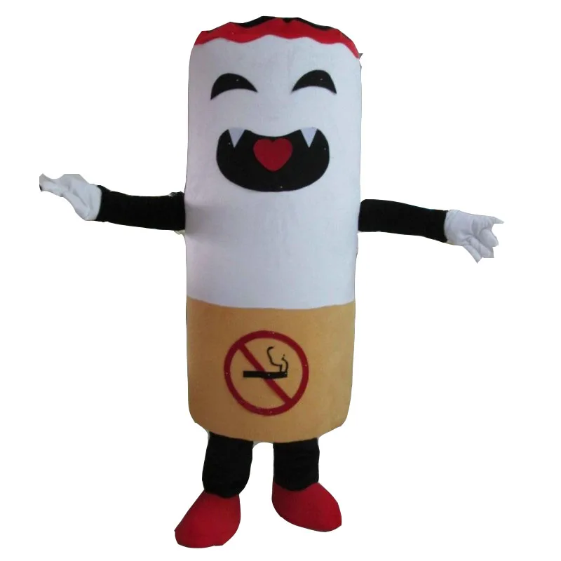 fancy dress cigarette Professional Custom Laughing Cigarette Mascot Costume for Adults