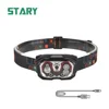 10 watt 5 modes motion sensor rechargeable headlamp flashlight led head lamp reviews with 4 light sources