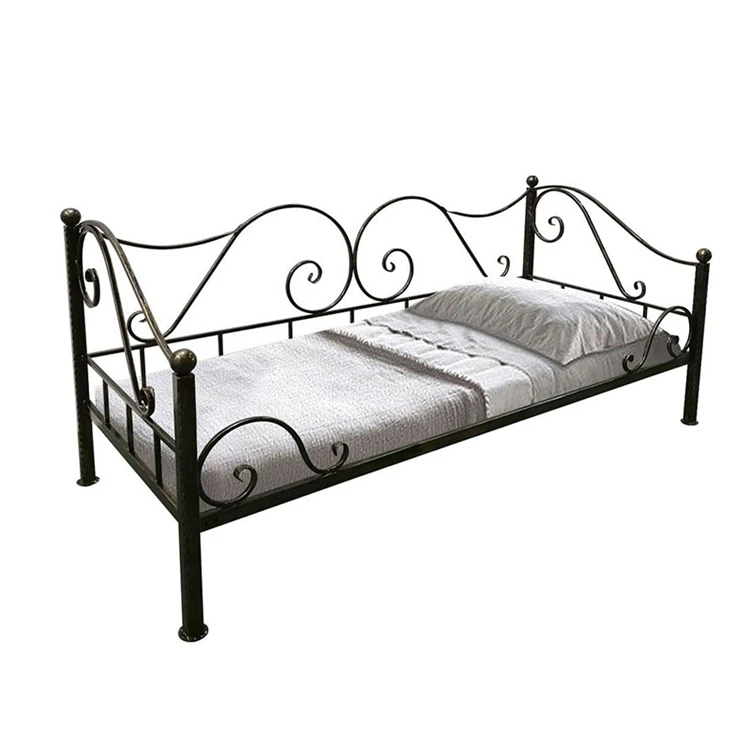 Home Furniture Metal Frame Steel Slats Children Bed,Lovely Baby Metal Toddler Bed For Kids Buy