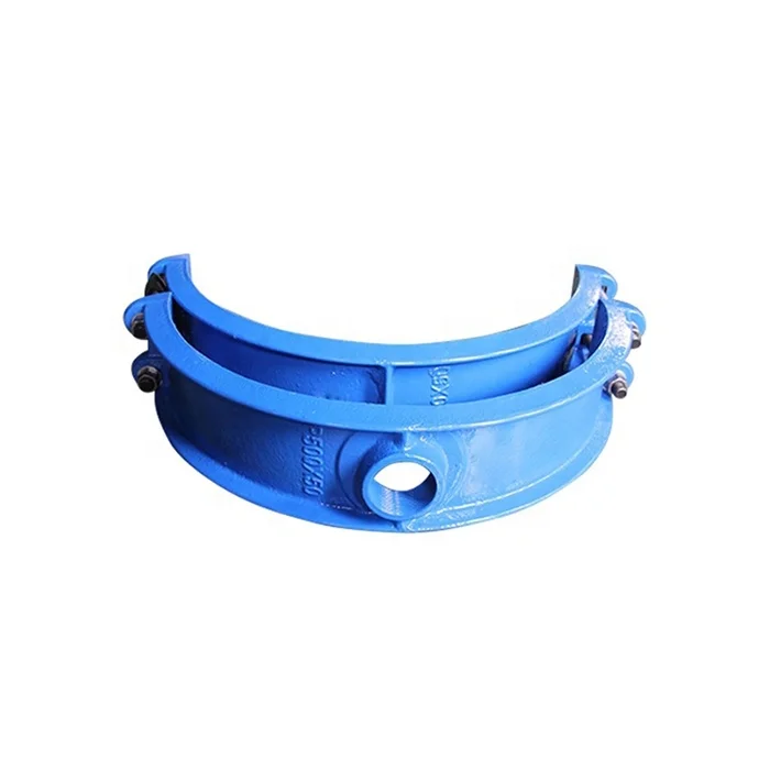 Ductile Iron Pipe DI Half Clamp Theaded Pipe Saddle