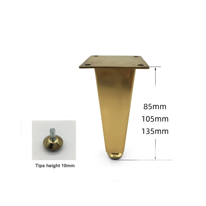 5 inch square metal legs for furniture kitchen cabinet feet modern SL-182