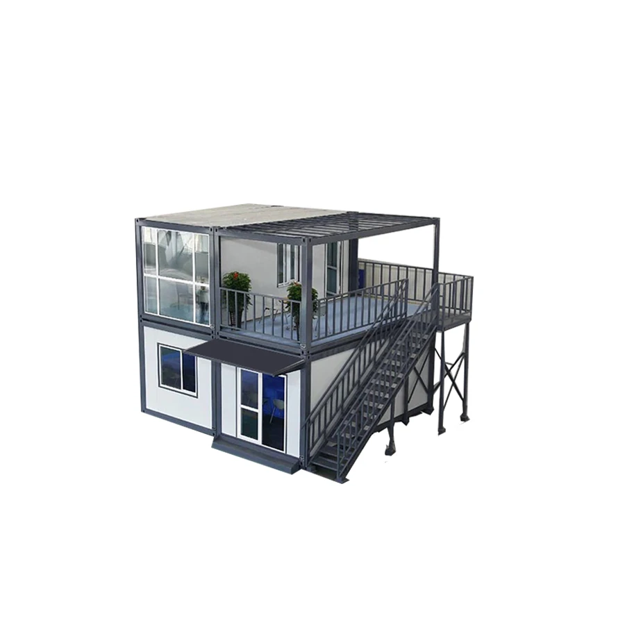 Container Structures Double Layer Double Layer Container House - Allstar Prefab Steel Office