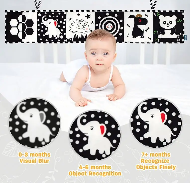 2023 High Contrast Black And White Soft Books Baby Soft Baby Touch And