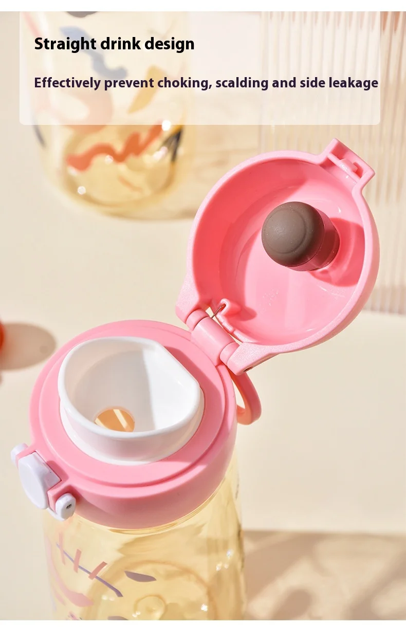 Customizable Large Capacity Portable Fitness Water Bottle Sports Kettle with Logo Direct Drink No Bad for Students