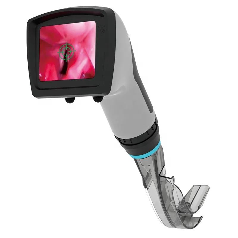 Portable Video Laryngoscope With Channel Blades Disposable Blades