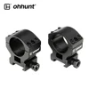 ohhunt Medium Profile 25.4mm 30mm Picatinny Weaver Scope Rings Hunting Riflescope Ring Mount With Blue Gasket
