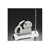 stand plating metal desk clock/high end mini table clock