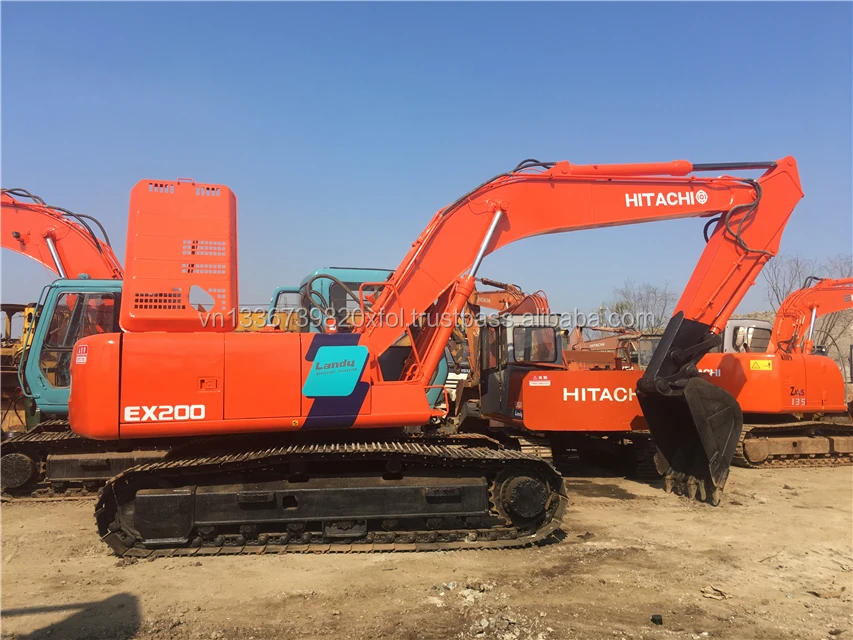 Japan Excavator Original Hitachi Ex200-3 Excavator Used Hitachii 200 ...