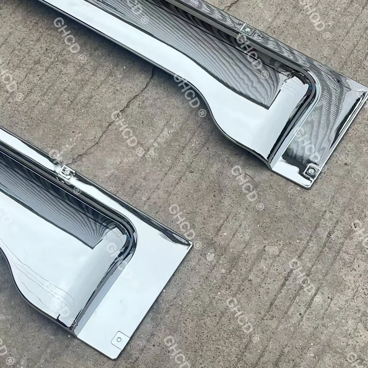 GHCD HIGH QUAITY/FACTORY PRICE CHROME-PLATED SUN VISOR for JAPANESE TRUCK ISUZU-GIGA/HINO/MITSUBISHI/NISSAN factory