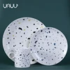 High quality 3pcs european style porcelain ceramic fancy dinnerware set for one person