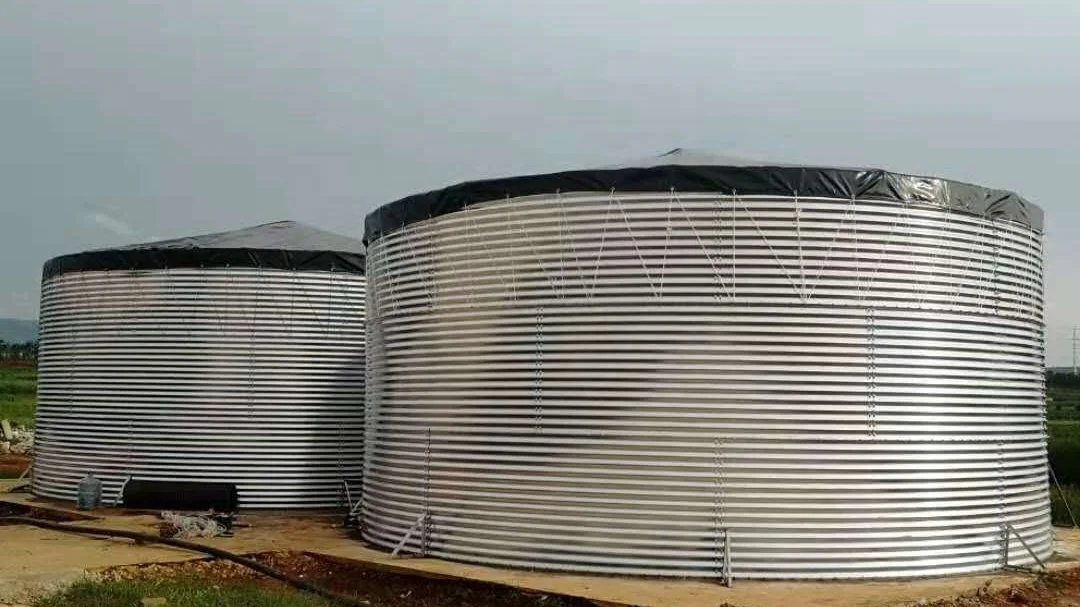 Galvanized Steel Tank Water Storage Reservoir 3m3 10m3 50m3 100m3 200m3