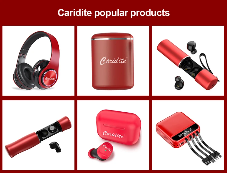 Caridite Popular Wireless Bluetooth Headphone Gaming Headset On-Ear Headphone Full QC Inspection LED light Earphone Girl Style