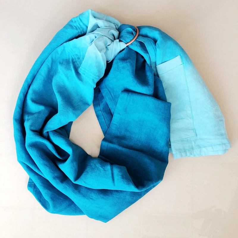 Tie Dye Linen Fabric Baby Carrier Breathable Baby Ring Sling Buy