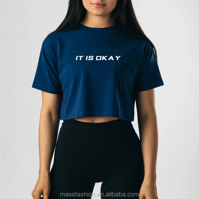 Source Soft Girls Crop Top T Shirt 200gsm T Shirts For Printing on m.alibaba.com