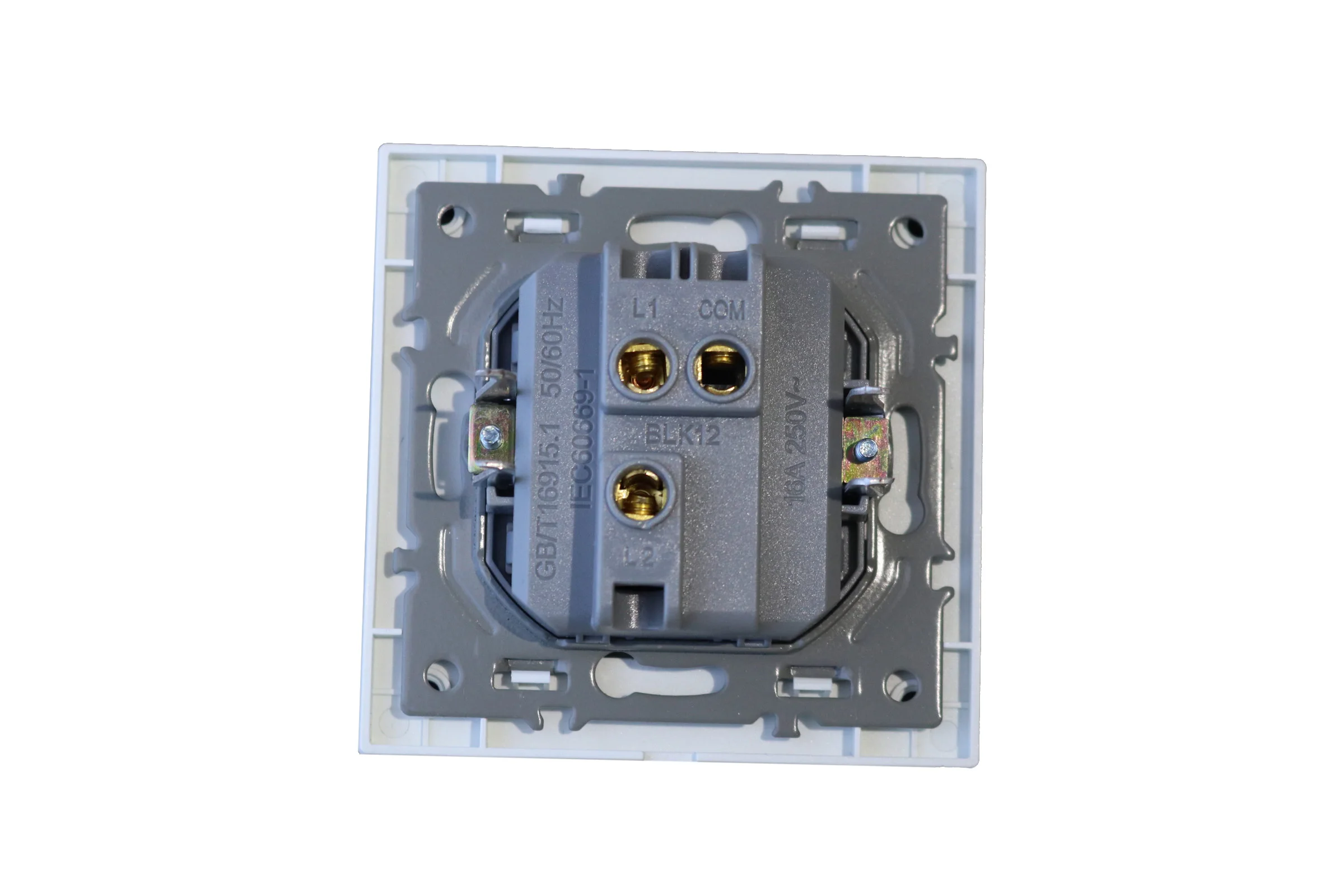 European Standard Switch Power Push Button Switches 1gang 250v Acrylic ...