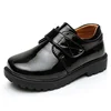 Wholesale Boys Girls Black Leather School Shoes