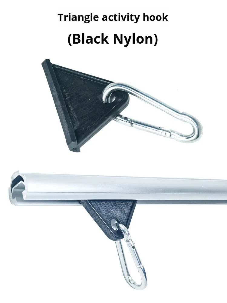 product triangle activity hook nylon metal d28 1000 series aluminum lean pipe t slot line rod auxiliary accessories attachment slider-18