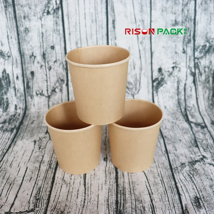 Easy Take Food Away Disposable Kraft Paper Hot Soup Cup Buy Soup Cup